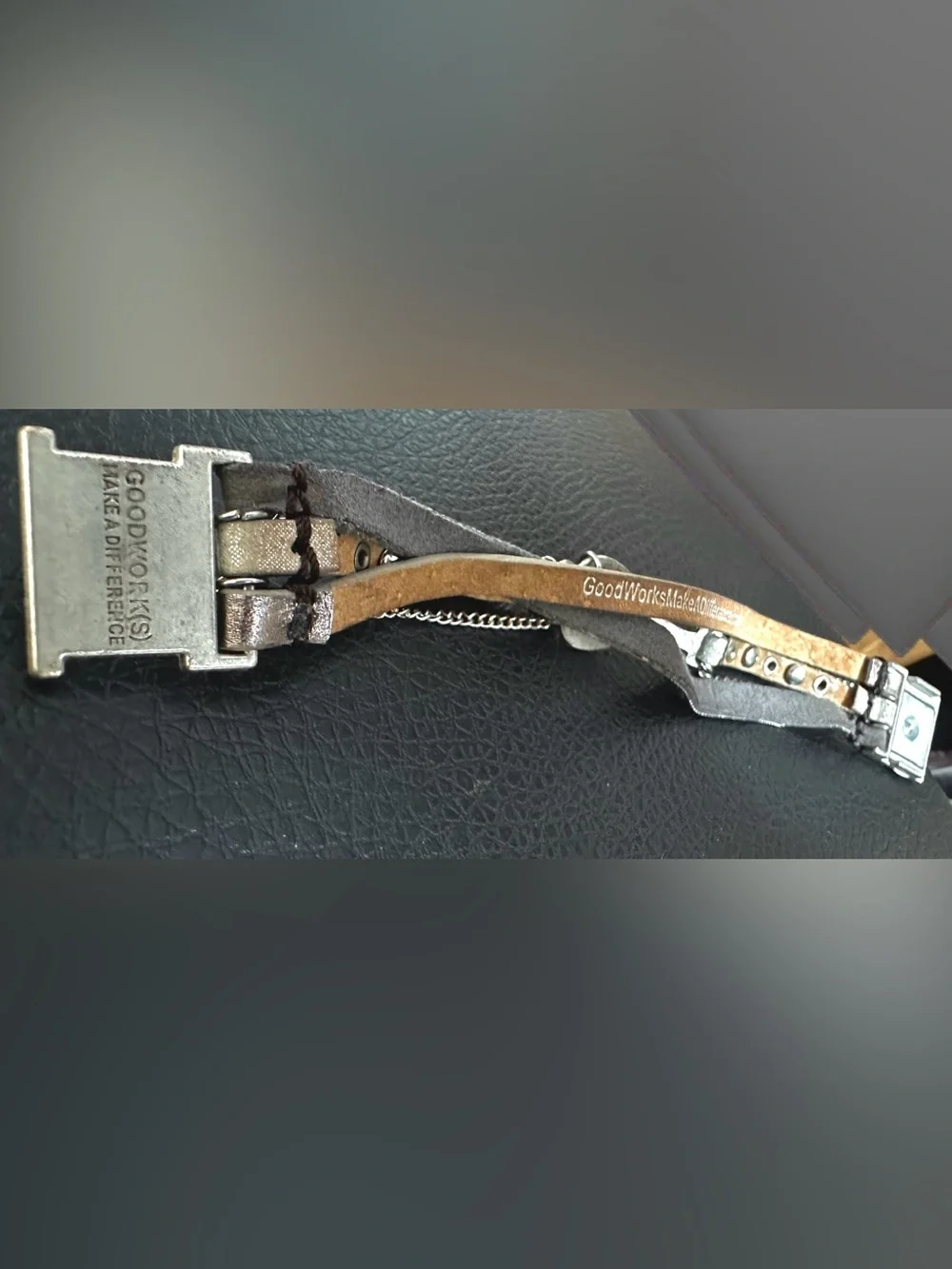 Silver Geometric Square Pendant Necklace for Men